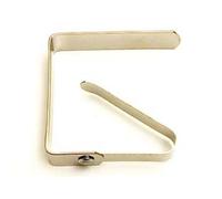 50PZ FERMATOVAGLIE A MOLLA TIPO GRANDE IN ACCIAIO CROMATO