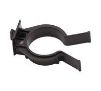 50PZ GANCIO PIEDINO MOBILI ABS NERO FISSAGGIO A ZOCCOLO MM 28