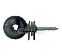 50PZ ISOLATORE ELETTRORECINZIONE OCCHIOLO VITE LEGNO X FILO + CORDA: