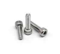 50pz M1.4 M1.6 M2 M2.5 M3 Mini Piccolo Micro 304 A2-70 Acciaio Inox Testa Esagonale Bullone Vite(25mm,50pcs M3)