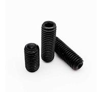 50pz M2 M2.5 M3 M3.5 M4 M5 M6 / 304 acciaio inossidabile classe nera 12.9 esagono incassato esagono incassato punta a brugola vite senza testa-M5_25 millimetri_Acciaio classe 12.9