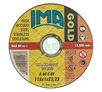 50PZ MINIDISCO X INOX IMA PIANO DIAMETRO 115X1X22: