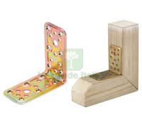 50PZ PIASTRA ANGOLARE IN ACCIAIO TROPICALIZZATO ART. 746 MM.40X 30X30: