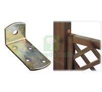 50PZ PIASTRA ANGOLARE IN ACCIAIO TROPICALIZZATO MM 30X30X70: