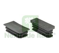 50PZ PUNTALI ALETTATI INTERNI PER TUBO RETTANGOLARE MM.20X40X26H. :