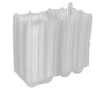 50PZ Scatole di Uova di Plastica Bulk Porta Uova di Gallina Trasparente Por6756