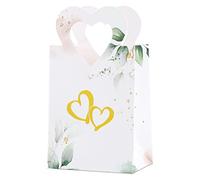 50pz Scatoline Portaconfetti Matrimonio Bomboniere Scatole Cartone con Cuore Regalo per Festa Matrimonio Nozze Compleanno Comunione Battesimo