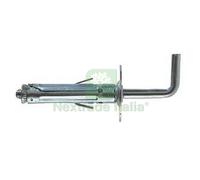 50PZ TASSELLO IN ACCIAIO CON GANCIO LUNGO "SBS" SBS 9 6 Ø MM.9X45 GANCIO MM.22: