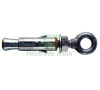 50PZ TASSELLO IN ACCIAIO CON OCCHIOLO "SLM" SLM 6 MA OCCHIOLO FORO OCCHIO Ø MM.: