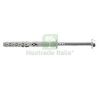 50PZ TASSELLO IN NYLON PROLUNGATO CON VITE TESTA ESAGONALE T66 V Ø MM.10X140: