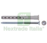 50PZ TASSELLO IN NYLON PROLUNGATO "SXRL WZ LS" Ø MM.10X80 VITE POZIDRIVE Ø MM.7: