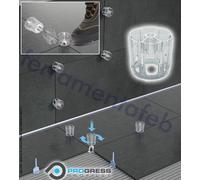 50PZ TIRANTI PRSTT LIVELLATORI PAVIMENTI PIASTRELLE PROLEVELING SYSTEM TRASPAREN