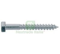 50PZ VITE TIRAFONDI PER LEGNO CLASSE 4.8 DIN 571 UNI 704 Ø MM.10X120: