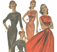 50s Motivo, Rockabilly Principessa Linea Abito IN 4 Elegante Stili - Multi-Sizes