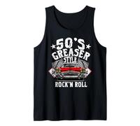 50s Sock Hop Classic Car Rockabilly 1950s Dance Party Groovy Canotta