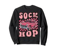 50s Sock Hop Classic Car Rockabilly 1950s Dance Party Groovy Felpa