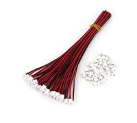 50Sets 2Pin Single End JST Pitch 1.25mm 15cm 28AWG Wire to Board Connector AUOQKQUT