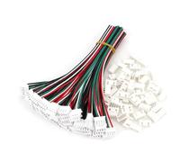 50Sets XH2.54 Pitch 2.54mm 4-Pin Single End 15cm Electronic Wire To Board Connector NWPNLXEA