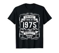 50th Birthday Gifts for Men 50yr 50 Years Old Vintage 1975 Maglietta