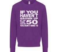 50th Compleanno 50 Anno Vecchio Don'T Grow Up Divertente Uomo Felpa Maglione