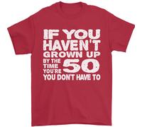 50th Compleanno 50 Età Don'T Grow Up Divertente Uomo T-Shirt 100% Cotone