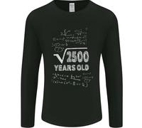 50th Compleanno 50 Età Geek Divertente Matematica Uomo Maniche