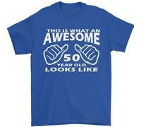 50th Compleanno 50 Età This Is What T-Shirt 100% Cotone