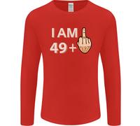 50th Compleanno Divertente Offensiva 50 Età Uomo Maniche