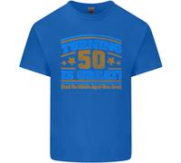 50th Compleanno Turning 50 È Ottimo Anno Vecchio Uomo Cotone T-Shirt