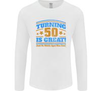 50th Compleanno Turning 50 È Ottimo Anno Vecchio Uomo Maniche