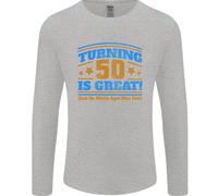 50th Compleanno Turning 50 È Ottimo Anno Vecchio Uomo Maniche