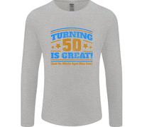 50th Compleanno Turning 50 È Ottimo Anno Vecchio Uomo Maniche