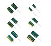 50V DIP High Frequency Aluminum Electrolytic Capacitor 22uF 33uF 47uF 56uF 68uF 82uF 100uF 120uF 150uF 220uF 330uF 470uF 560uF NWPNLXEA(50V 2.2uF 10PCS)