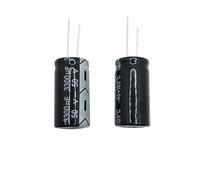 50v3300uf 18x35mm Aluminum Electrolytic Capacitor 3300uf50v 50v 3300uf 50wv 3300mf 50vdc 3300MFD 50v3300mf 3300mf50v 4700uf EKFBQBGW(HF50v220 8x16 10pcs)
