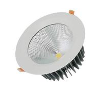 50W 0-10V Dimmable LED Recessed Downlight 60° Angle Anti-Glare LED Embedded Ceiling Light CRI90 High Color Rendering AC100-110V Wide Pressure Recessed Spotlight for Engineering Lighting Fitting(4000k)