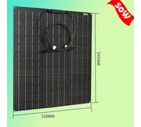 50W 60W 70w 80W 95w 110w 120w 140W 200W 18V Pannello solare flessibile ETFE Sistema di rivestimento in pellicola anticorrosione Kit di alimentazione
