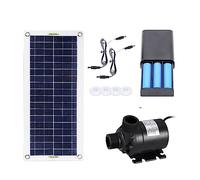 50W 800L / H Set di Pompe for Acqua ad energia Solare Senza spazzole Pompa for Fontana Solare sommergibile Ultra-silenziosa Decorazione for Fontana da Giardino for laghetto for Pesci,Ecologico(with 3