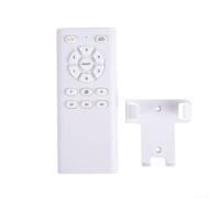 50W Ceiling Fan Remote Control 6 Speeds White(A) | 6 adjustable speeds, wireless operation, white plastic design, 50W rated power, easy room access