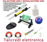 50W SALDATORE ZD-715L POMPETTA ASPIRA STAGNO ELETTRICA 30W SALDATURE DISSALDANTE