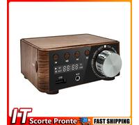 50Wx2 Digital Amplifier Plug and Play CS8673E AUX TF Home Theater (Dark Brown)