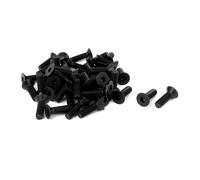 50x 10.9 In Acciaio Carbonio A Testa Svasata Vite A Esagono Interno Nero M6x20mm