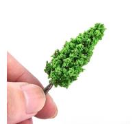 50X Alberi modello realistico per HO OO Scala Treno Scenario, Migliora il tuo Diorama Design