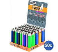 50x Bundle Accendini Bic Medi Slim