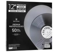 50x Buste Vinili 33 Giri Interne Antistatiche per Dischi Vinile LP Trasparenti