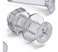 50x Dadi e bulloni Svasati a Croce, M3x 10mm,Vite a testa svasata