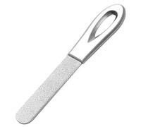 50x EWANTO lima per unghie/doppia faccia in acciaio inox argento piccola per ...