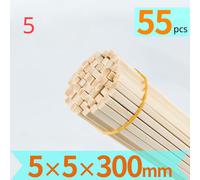 50X IN Legno Lecca Bastone Pop Rotondo Quadrato Fai Modello Edificio Materiale