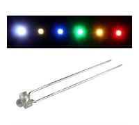 50x LED superluminosi 1,8mm Bianco caldo 3000K 20mA 3,2V 3000…4000mcd 30° Convenzionale LED