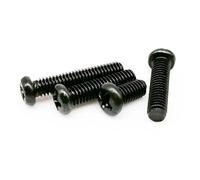 50X M1 M1.2 M1.4 M1.6 M2 M2.5 M3 M4 Mini Micro Piccola Luce Nera A2 304 Acciaio Inossidabile Vite a Testa Cilindrica a Croce Bullone Tondo(Black carbon steel,14MM_M1.6)