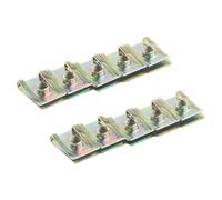 50x Metallo Molla U-Type Piastra Dado Velocità Clip M6-15mm X23mm per Auto Panel